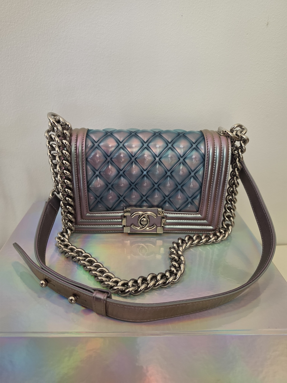 CHANEL Mermaid Boy Flap, Small
